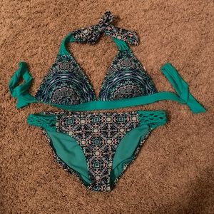 Jessica Simpson two piece swimsuit